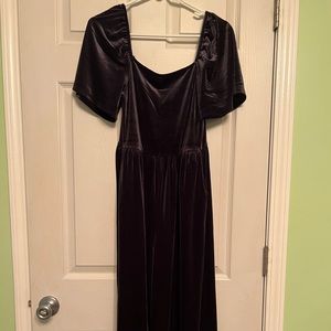 Old Navy black Velvet Jumpsuit